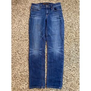 Joes Jeans Kelsie Cool Off Straight Leg Blue Denim Jeans Womens Size 27